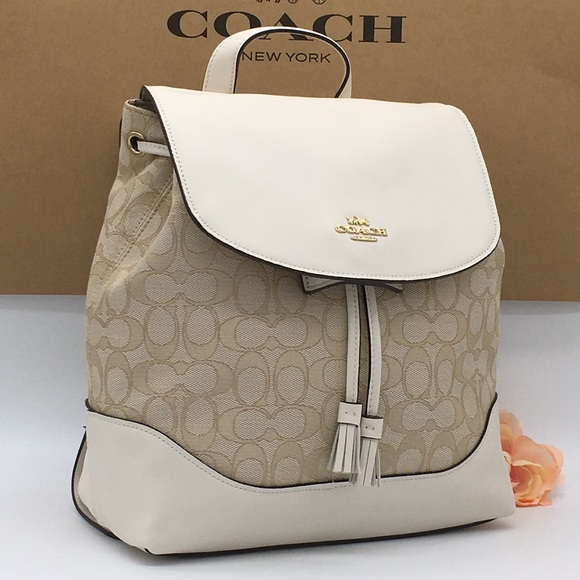 Coach Bags Coach Elle Backpack In Signature Jacquard Poshmark
